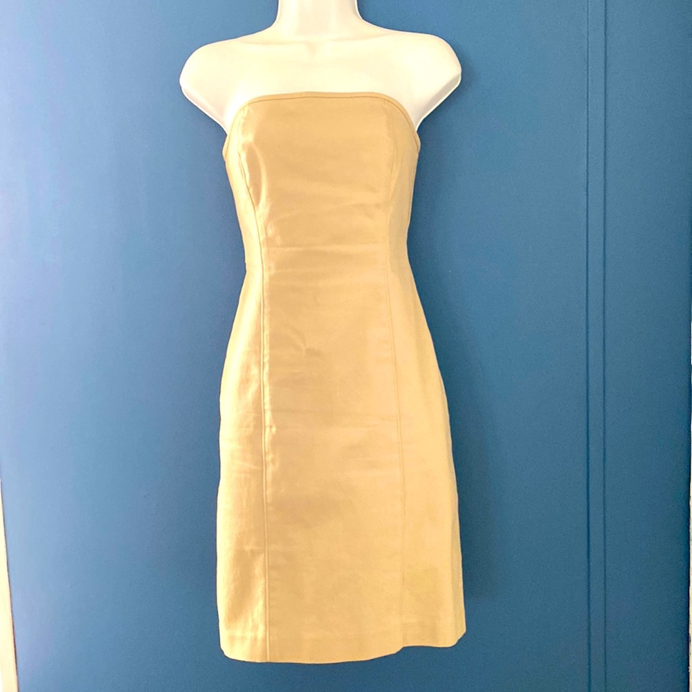 Gap strapless kaki dress